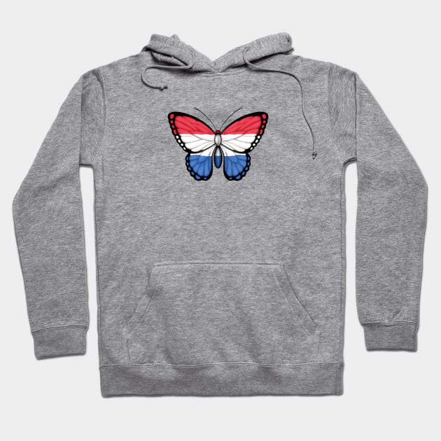 Dutch Flag Butterfly Hoodie by jeffbartels